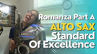 Romanza Part A | Standard Of Excellence Book 2 Alto Sax | Practice Alto Sax With Me
