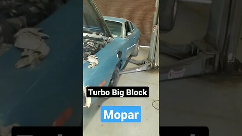 Turbo big block Mopar getting ready for power tour west