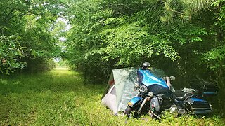 Scooter Tramp Scotty. Riding The Natchez Trace.