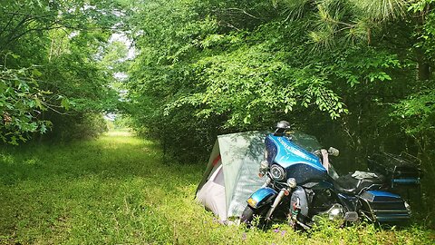 Scooter Tramp Scotty. Riding The Natchez Trace.