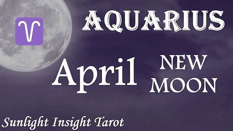 Aquarius *You Will Be in A Committed Relationship With Them Before You Know It* April New Moon