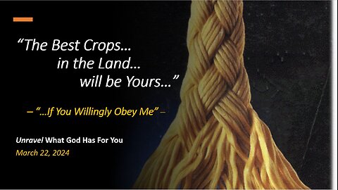 The Best Crops In The Land Will Be Yours (Mar 22, 2023)