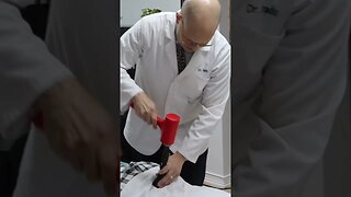 Toksen Removes Coccyx Pain: Chiropractic ASMR #chiropractic