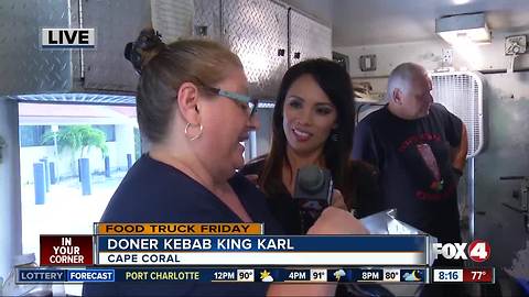 Food truck Friday: Doner Kebab King Karl 8:15AM