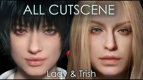 Devil May Cry 5 :Lady & Trish All Cutscene 【Sexy Scene】 DMC