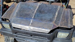How To Build a Kawasaki Mule Hood out of Sheet Metal Part 1