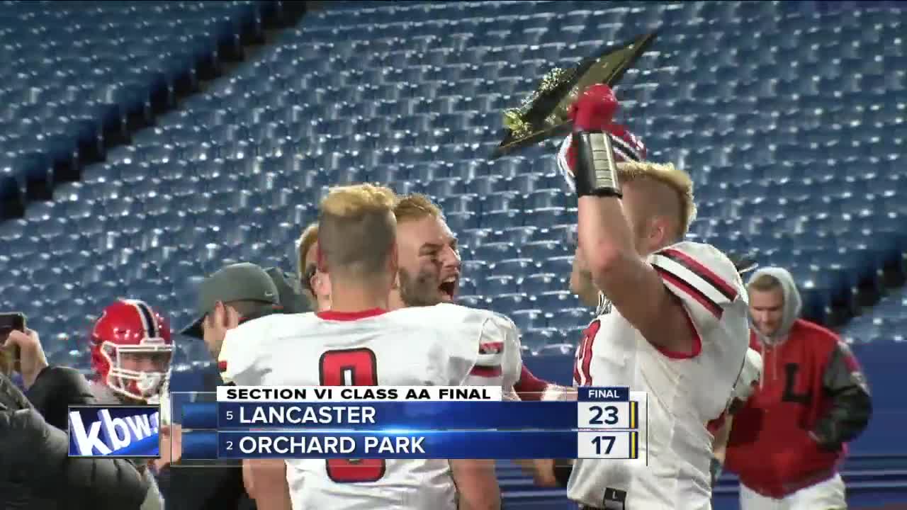 Lancaster and Maritime win section VI football titles