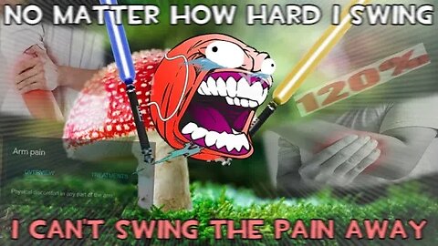 NO MATTER HOW HARD I SWING, I CAN'T SWING THE PAIN AWAY