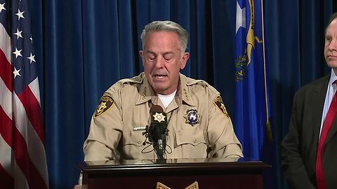 McCarran airport fuel tanks fired at intentionally by Las Vegas shooter according to Sheriff Lombardo