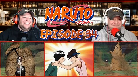 Naruto Reaction - Episode 34 - Akamaru Trembles: Gaara's Cruel Strength!