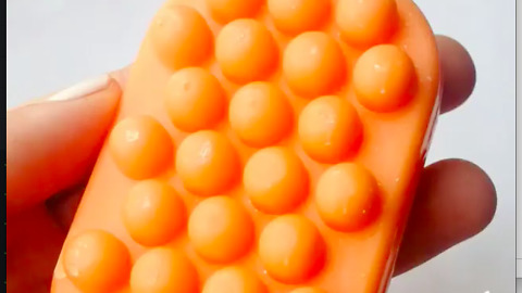 ULTRA SATISFYING SOAP CARVING - Carving a Massage Bar
