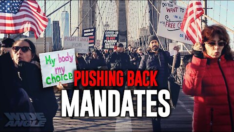 ‘I feel like this is a resurgence of slavery:’ NYC Vaccine-Mandate Protester | The Wide Angle