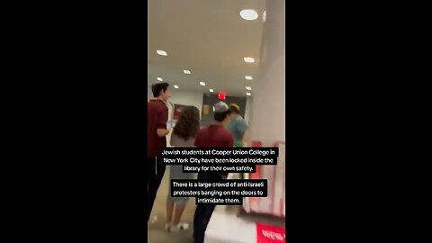 Jewish Students forced to hide from Pro-Palestine mobs at college in NYC