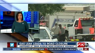 Gas lead leads to road closure in Bakersfield
