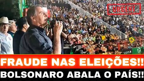 BOMBA!! FRAUDE NAS ELEIÇÕES!! BOLSONARO DECIDE ENTREGAR TUDO!!