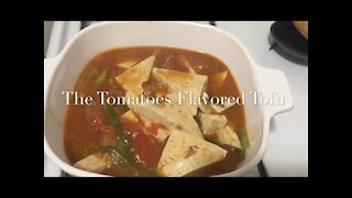 The Tomatoes Flavored Tofu 茄汁烧豆腐/西红柿炖豆腐/酸汤豆腐