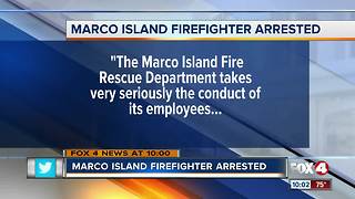 Marco Island Firefighter Arrested