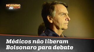 Médicos não liberam Bolsonaro para primeiro debate do 2° turno