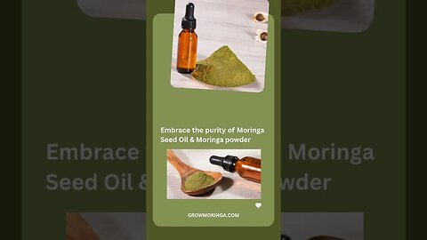 Moringa Box Complete with Powder and Oil