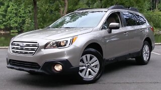 2015/2016 Subaru Outback 2.5i Premium Start Up, Road Test, and In Depth Review