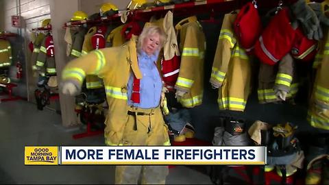 Tampa Bay area's population growth, diversity & career options fueling a surge of women firefighters