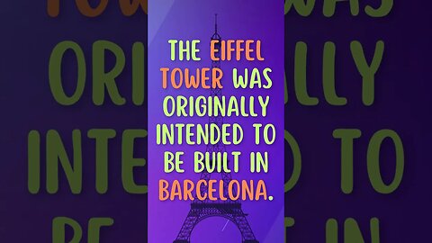 🇪🇸🇫🇷Interesting Facts! 👀#shorts #shortsfact #facts #generalfact #interestingfact #eiffeltower