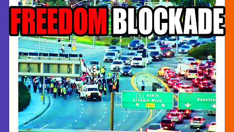 Pro Palestinians Block LAX To Stop The War On Gaza