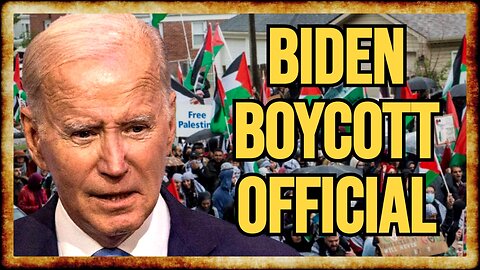 Michigan Arab Democrats FORMALLY Announce BIDEN BOYCOTT