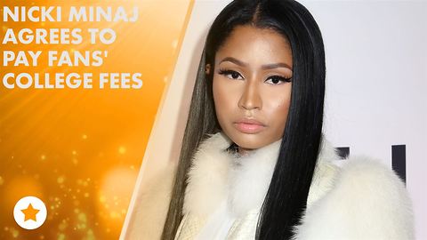Nicki Minaj spontaneously offers to pay fans' tuition