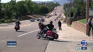 Hundreds of bikers ride to raise money for injured Colorado officers