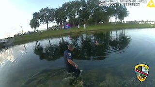 Special needs child rescued from canal by officers in Palm Beach Gardens