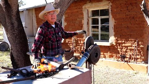 Sharpening Steel with a Forge and Anvil