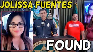 Jolissa Fuentes FOUND: News Conference