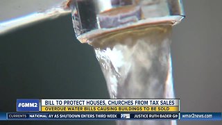 Legislation aims to bar overdue water bills from sending homes to tax sale