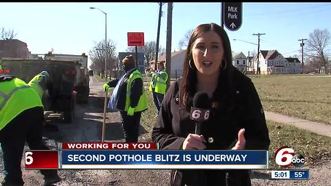 Second pothole blitz begins, drivers frustrated with flat tires