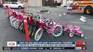 CHiPS for Kids drop off event downtown Saturday