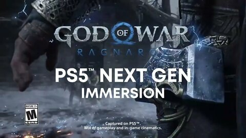 god of war ragnarök next gen immersion trailer