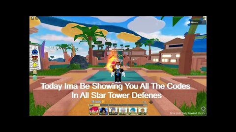 ALL *SECRET* CODES IN ALL STAR TOWER DEFENSE!!! FREE GEMS AND GOLD - ROBLOX