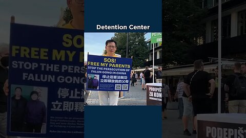 Berlin Resident Appeals for His Father's Release from China #falungong #humanrights #prague