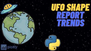 Analysing UFO Shape Report Trends with Python (NUFORC Data)