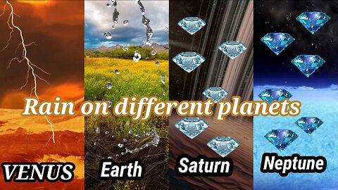 Rain on Other Planets| A Journey Through Our Solar System| From Acid Showers to Diamond Storms