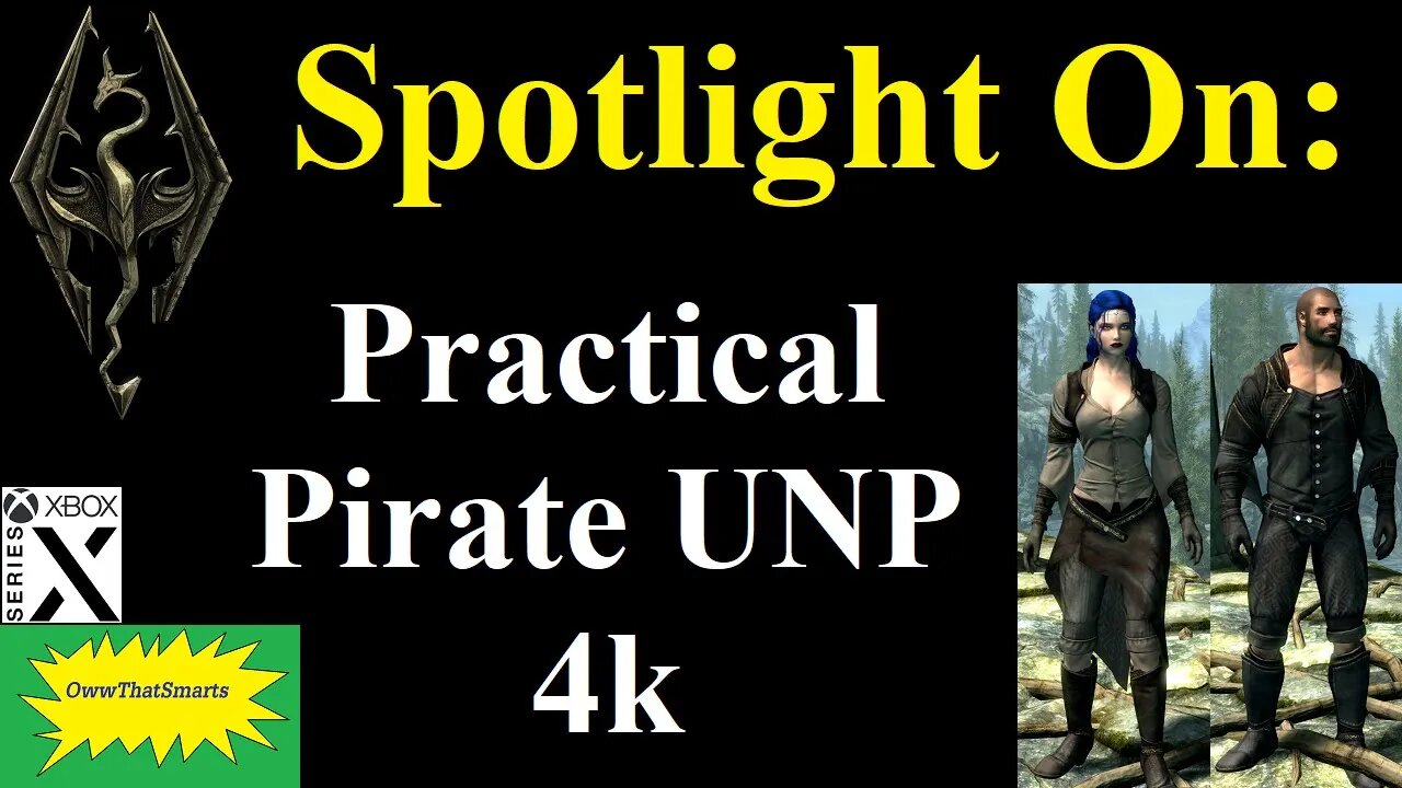 Skyrim (mods) - Spotlight On: Practical Pirate UNP 4k