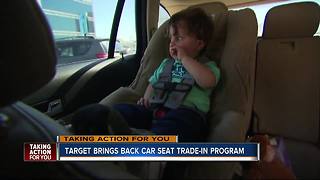 Target's car seat trade-in event is back; Recycle an old car seat, get a discount on a new one