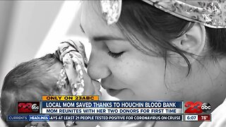 Local Mom saved thanks to Houchin Blood Bank