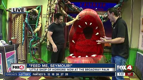 'Little Shop of Horrors' now playing at a Fort Myers dinner theater - 7am live report