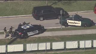 RAW VIDEO: Aerials over school shooting scene near Miami