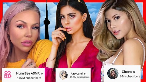 Toronto's Most Popular Female YouTubers Azzyland, Gloom & HunniBee | Famous News