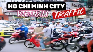 HO CHI MINH CITY VIETNAM REAL LIFE SCENE TRAFFIC