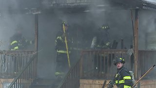 RAW: Hood Avenue house fire