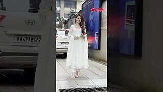 "Radiant in white! 🌟 Aditi Bhatia's effortless elegance shines as she steps out in style today 😍🔥📸
